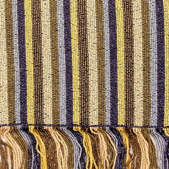 ❤️NWT *BOUTIQUE* RETAIL: $62.00 SEED BEADED TASSEL CROSSBODY BAG - Picture 4 of 4